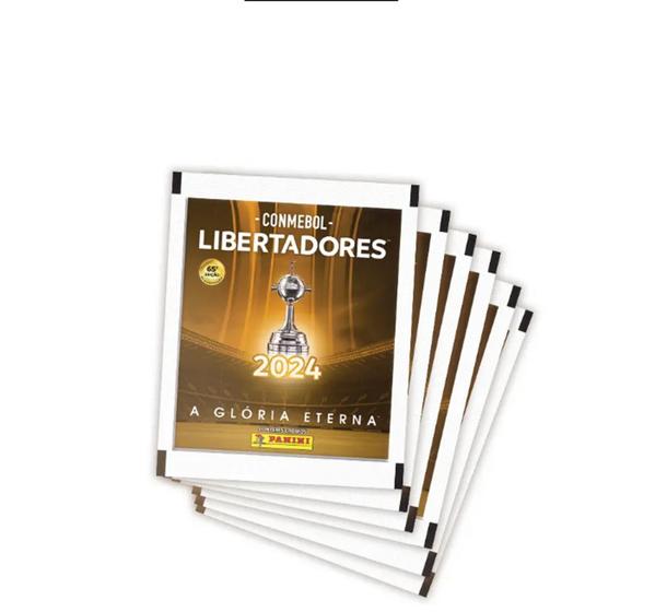 Imagem de 50 Figurinhas Conmebol Libertadores 2024, Panini = 10 Envelopes