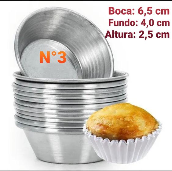 Imagem de 50 Formas Para  Empada E Salgados N3 Envio Imediato Alumínio