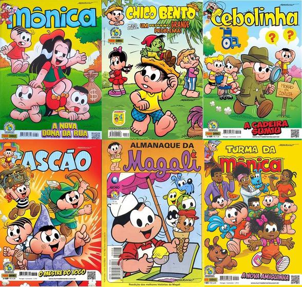 50 GIBIS TURMA DA MÔNICA NOVOS e SEM REPETIÇÃO Menor preço em 50 GIBIS TURMA DA MÔNICA NOVOS e SEM REPETIÇÃO