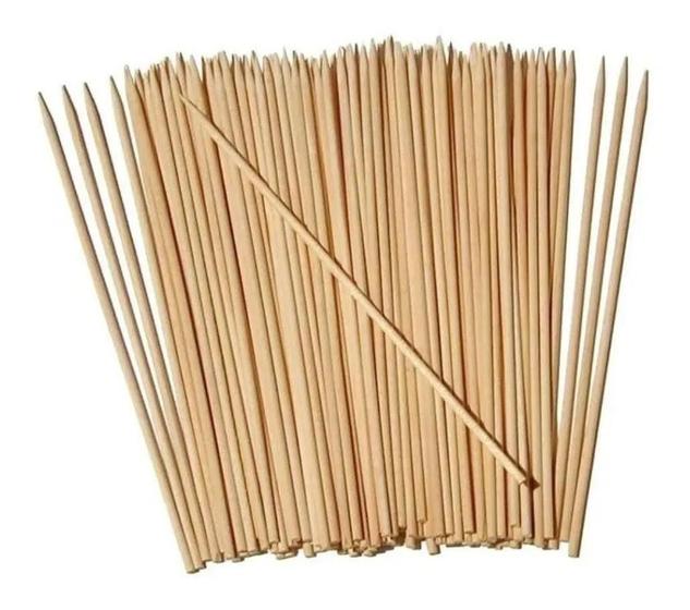 Imagem de 50 Palito De Bambu Espeto Para Churrasco 18Cm (1Pct)