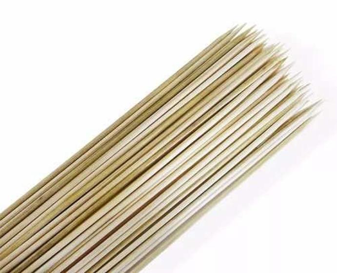 Imagem de 50 Palitos De Bambu Espeto Para Churrasco 25cm (1pct) - Talge