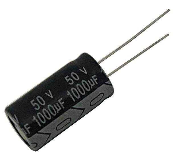 Imagem de 50 pçs - capacitor eletrolitico 1000x50v - 1000uf x 50v