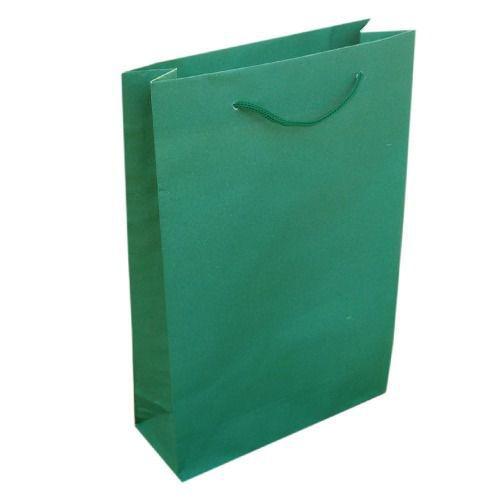 Imagem de 50 Sacolas De Papel Verde Bandeira 25x17x6cm Bolsa Festa 90g