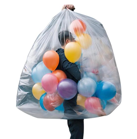 Imagem de 50 sacos 90 cm x 140 cm para transporte de balões 