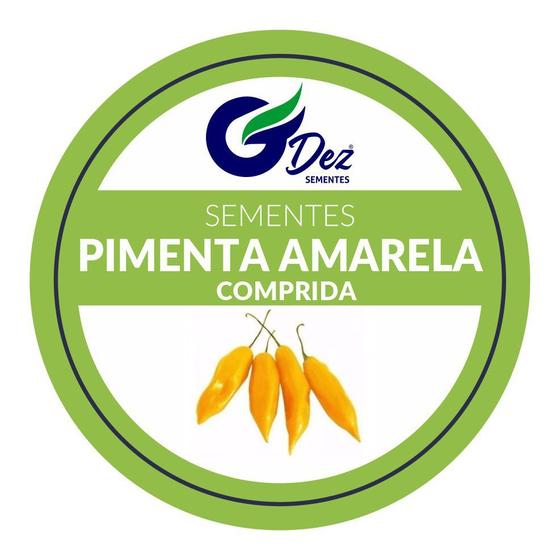 Imagem de 50 Sementes de Pimenta amarela comprida