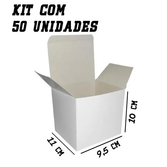 Imagem de 50 Unidades Caixinha Caixa Para Caneca / Xícara 325ml 9cm x 11cm x 10cm Kit