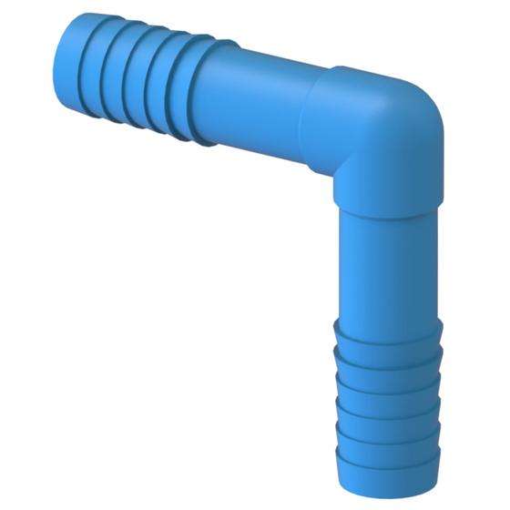 Imagem de 50 Unidades Joelho Interno Duplo 90 Com Bitola De 1/2" Azul Durín