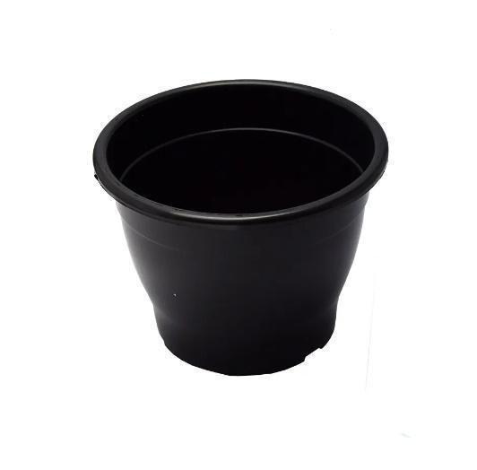 Imagem de 50 Vasos Pote 19 Preto Plástico Para Plantas Mudas 2,5L