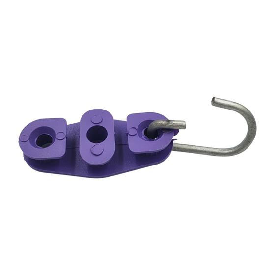 Imagem de 500pçs Esticador P/ Fio Fe (drop) Fibra E Cabo Utp Roxo