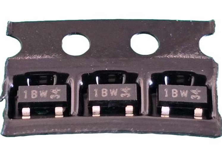 Imagem de 500x Transistor BC846b = Bc856 = 1bw Sot23 Npn 0,1amp - 80v