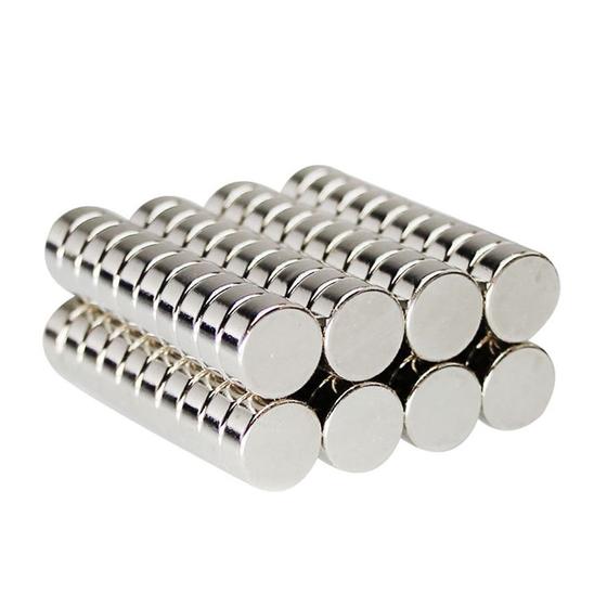 Imagem de 50pcs. Imã De Neodímio 10x4 Super Forte 10mm X 4mm N35