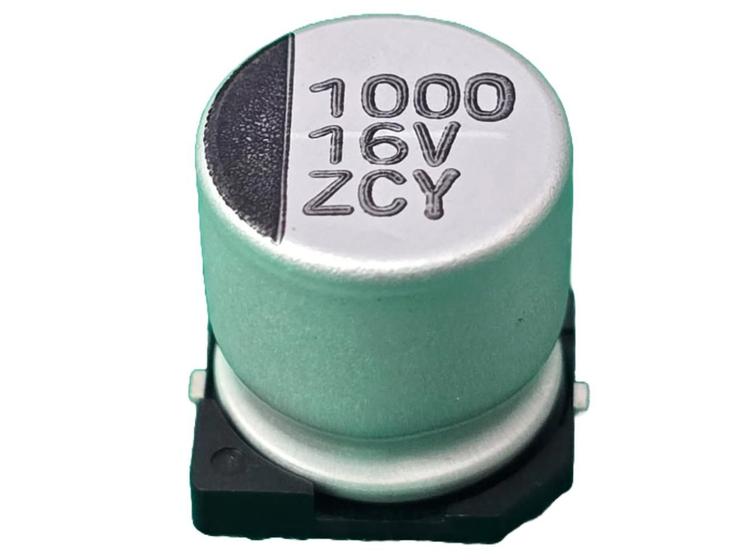 Imagem de 50x Capacitor Eletrolitico 1000uf/16v Smd 105 10x10,2mm