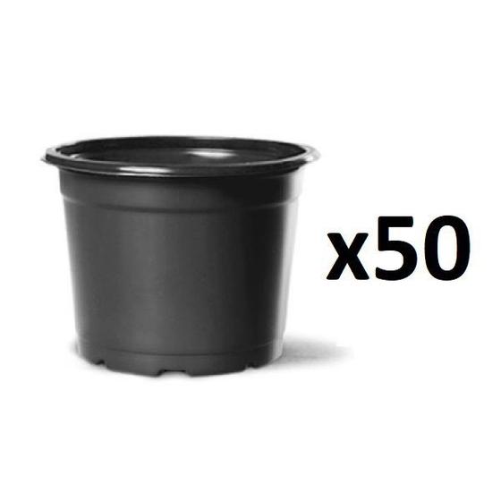 Imagem de 50X Vaso Para Mudas Sementeira N1 Cor Preto NUTRIPLAST