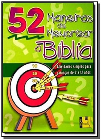 Imagem de 52 maneiras de memorizar a biblia: atividades simp - VIDA NOVA