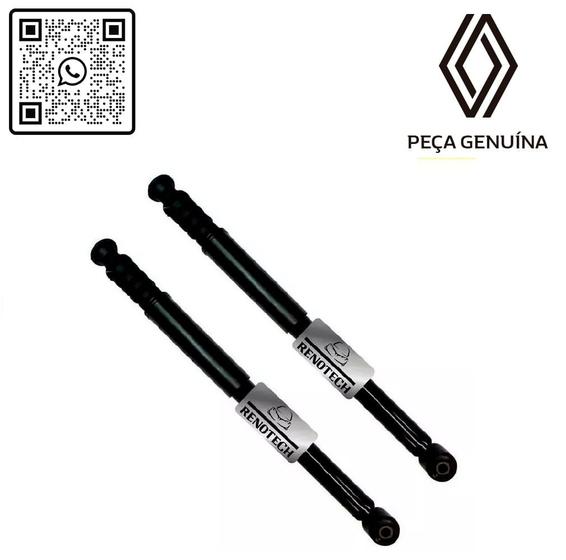 Imagem de 562105006r - kit com 2 amortecedores traseiros - 2007 à 2014 - logan/sandero (exceto stepway)