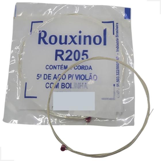 Imagem de 5ª Corda La Avulsa Rouxinol de Aço P/ Violão Com Bolinha