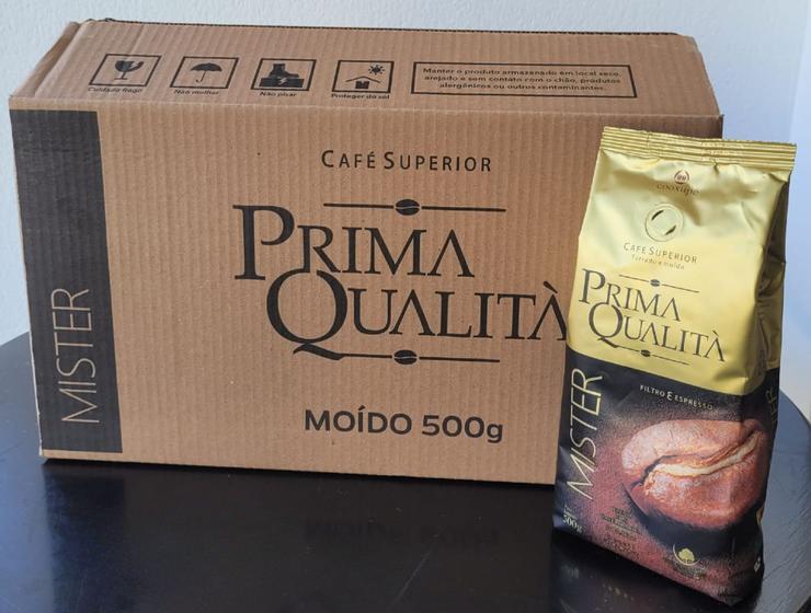 5kg Café Prima Qualita Mister Moído 500g Cooxupé Kit C/ 10 pacotes Menor preço em 5kg Café Prima Qualita Mister Moído 500g Cooxupé Kit C/ 10 pacotes