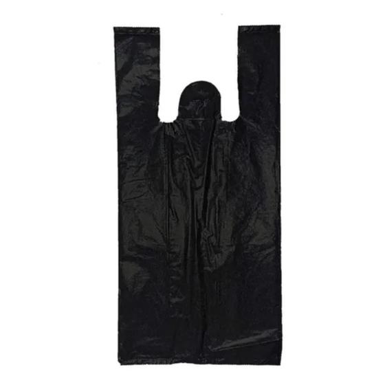 Imagem de 5KG Sacolas Plásticas Reciclada Reforçada Preta 40x50