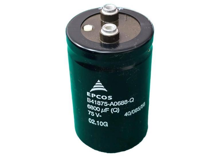 Imagem de 5x Capacitor Eletrolitico 6800uf/75v Giga 85 50x80mm Epcos