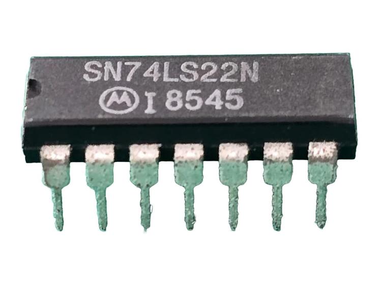 Imagem de 5x Circuito Integrado 74ls22n 74ls22 Motorola