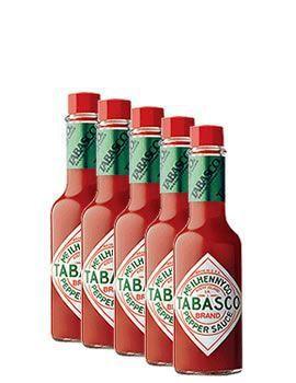 Imagem de 5x Molho de Pimenta  TABASCO Red Pepper 60ml