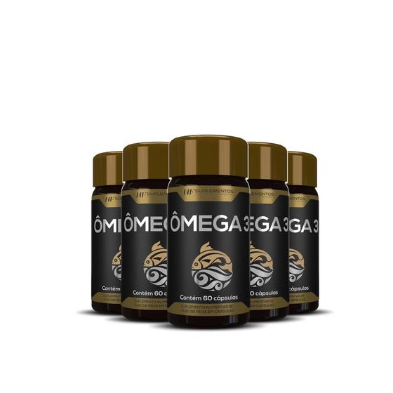 Imagem de 5x omega 3 melhor custo beneficio do mercado com 60caps