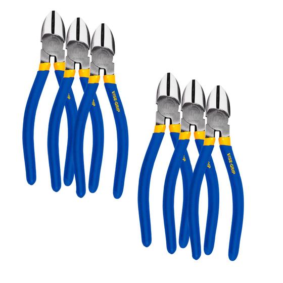 Imagem de 6 Alicates Corte Diagonal Lateral 6 Polegadas Atacado Irwin