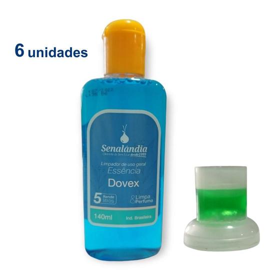 Imagem de 6 Aromatizante Concentrado Desinfetante Cheiroso Essência Ambiente Top 140ml Senalândia - Envio Já