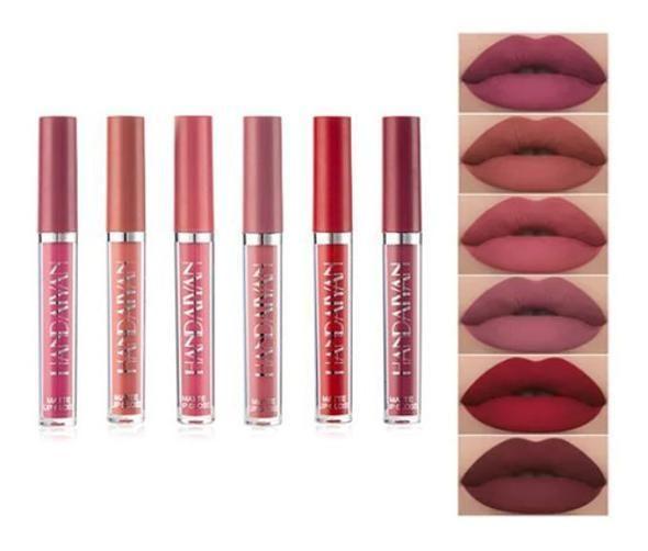 Imagem de 6 Batom Liquido Matte - Matte / Aveludado - 6 Tons