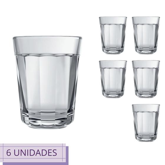 Imagem de 6 Copinhos Shot Americano 45ml Vodka Bebidas Cachaça Nadir