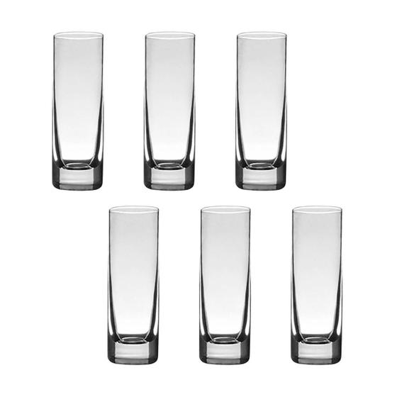 Imagem de 6 Copos De Cristal Para Vodka 50 Ml Linha Barline Bohemia