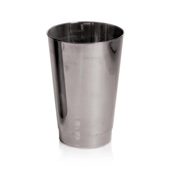 6 Copos de Plástico Prata 340ml Decoração Festas Menor preço em 6 Copos de Plástico Prata 340ml Decoração Festas