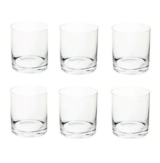 Imagem de 6 Copos para Whisky em Cristal Ecológico Larus 410ml Bohemia