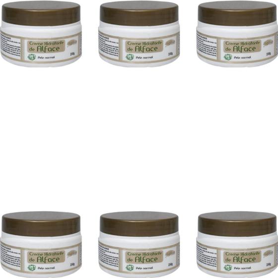 Imagem de 6 Creme Hidratante Alquimia De Alface Pote 250g