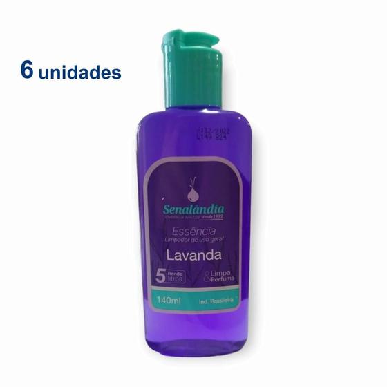 Imagem de 6 Essência Perfumada Senalândia 140ml Lavanda Talco Cereja Avelã Bambu Algas Mari Capim - Envio Já