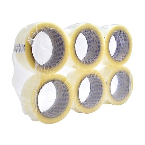Imagem de 6 fita adesiva multiuso larga embalagem empacotamento 100m