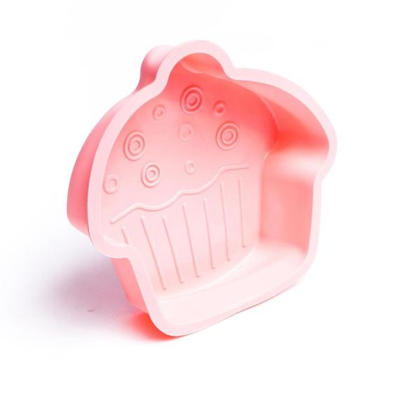 Imagem de 6 Formas Formato de Cupcake de Silicone Rosas 25Cm Dasshaus