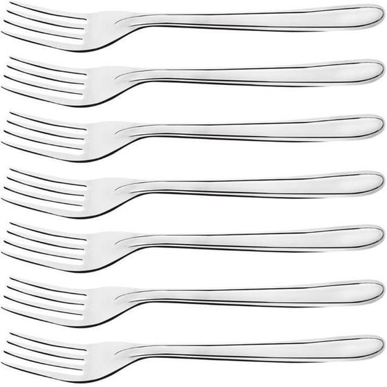 Imagem de 6 Garfos De Mesa Inox Oriente 18Cm