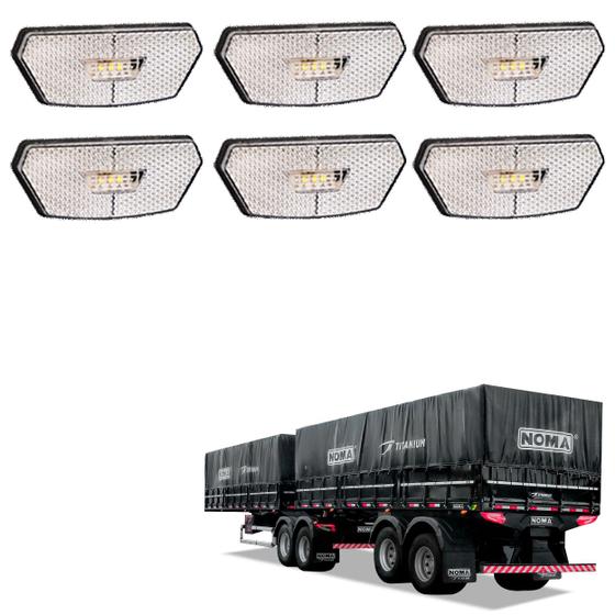 Imagem de 6 Lanterna Diamante Noma LED Cristal Saída Fios