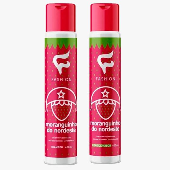 Imagem de 6 Linha Moranguinho do Nordeste Shampoo e Condicionador Fashion - Atacado