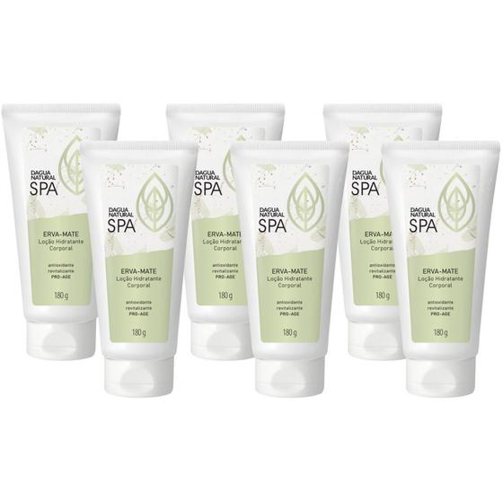 Imagem de 6 Loção Hidratante Corporal SPA Erva-Mate 180G Dagua Natural