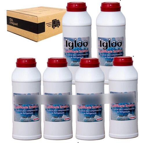 Imagem de 6 Oleos Igloo 32 Para Compressor R11 R12 R22 R134a Automotiv