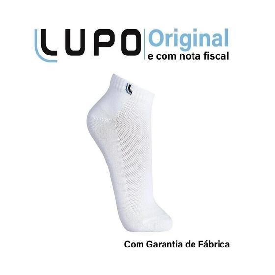 Imagem de 6 pares meias lupo au sport confort algodão cano curto 63225