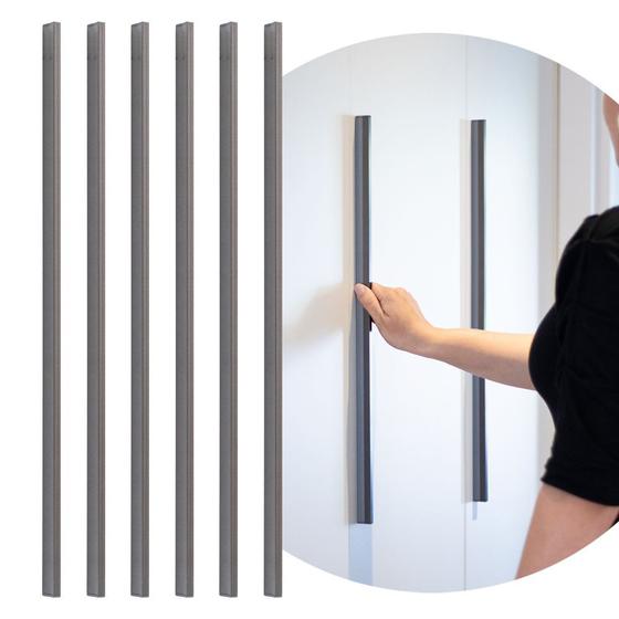 6 Pç Puxadores Para Moveis Porta De Guarda Roupa 448mm Asa é boa?