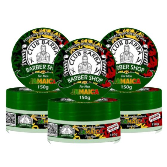 Imagem de 6 Pomada Club Barba Jamaica 150g - Biotchelly