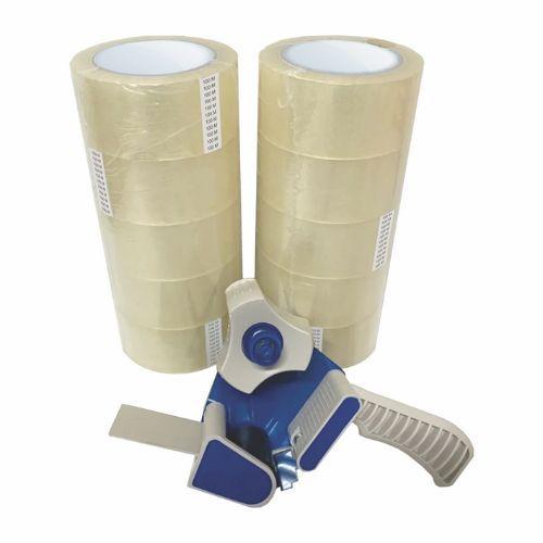 6 Rolos De Fita Adesiva 45x100 + 1 Aplicador de Fita - BOMPACK+YPPACK ...