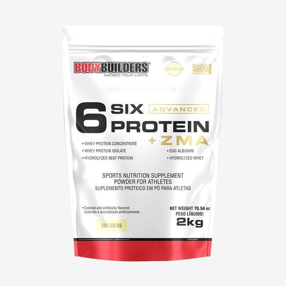 Imagem de 6 Six Protein Advanced Com Zma 2Kg - Bodybuilders