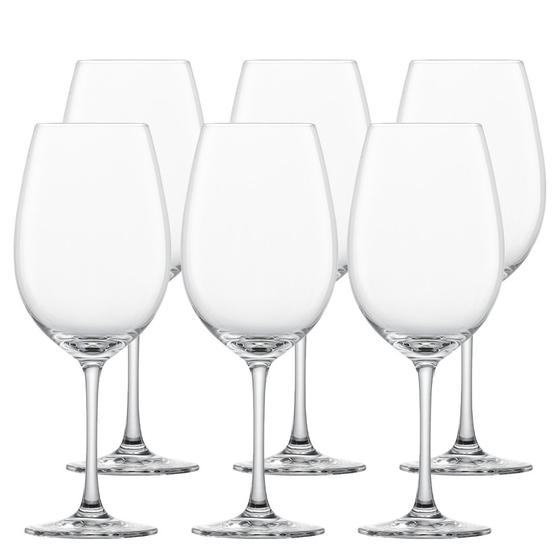 Jogo de 6 taças para Vinho Tinto  em Cristal