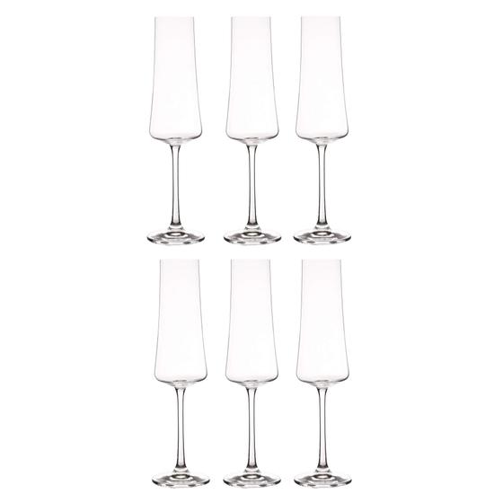 Imagem de 6 Taças para Champanhe Xtra em Cristal 210ml Bohemia