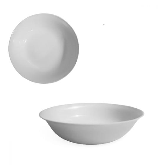 Imagem de 6 Tigelas Bowl Pote Branco Kit em Melamina 380ml